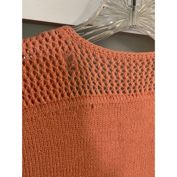 St. John Vintage Santana Coral Knit Belted Short Sleeve Sweater Dress Green Sz S - Picture 8 of 13